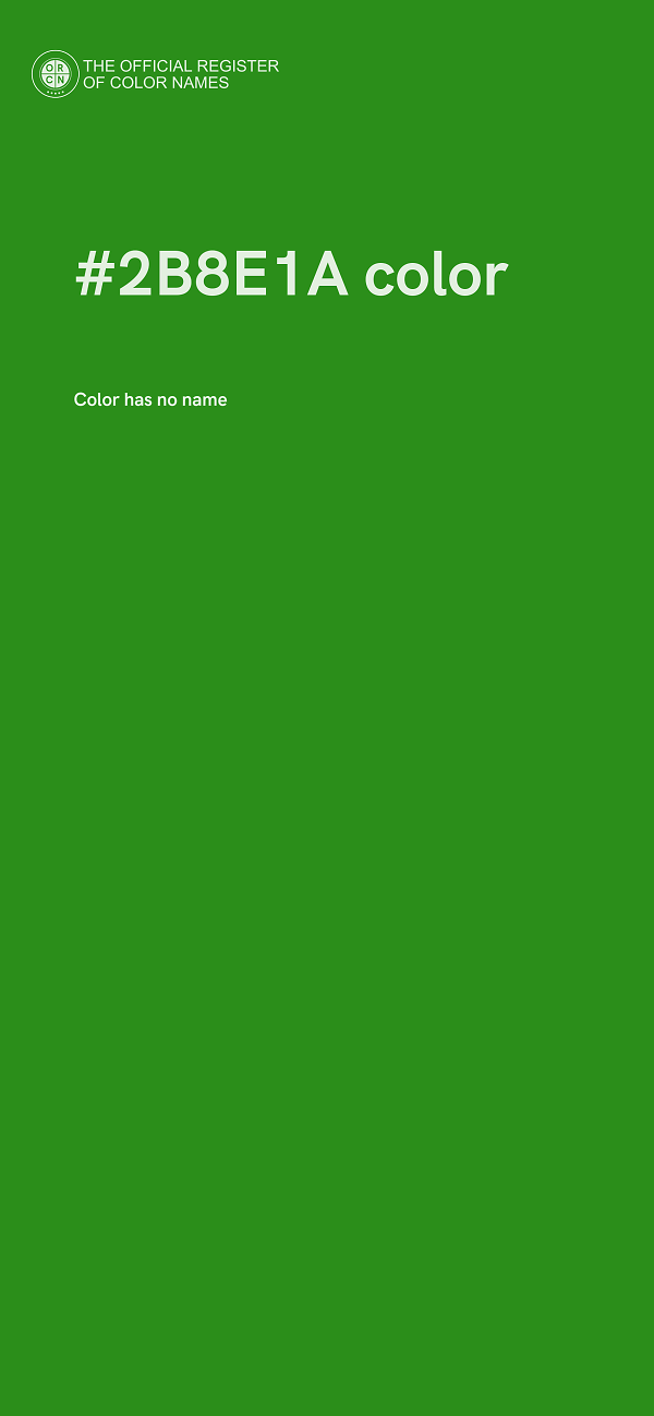 #2B8E1A color image