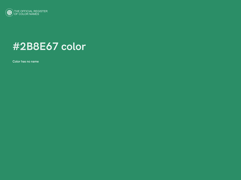 #2B8E67 color image