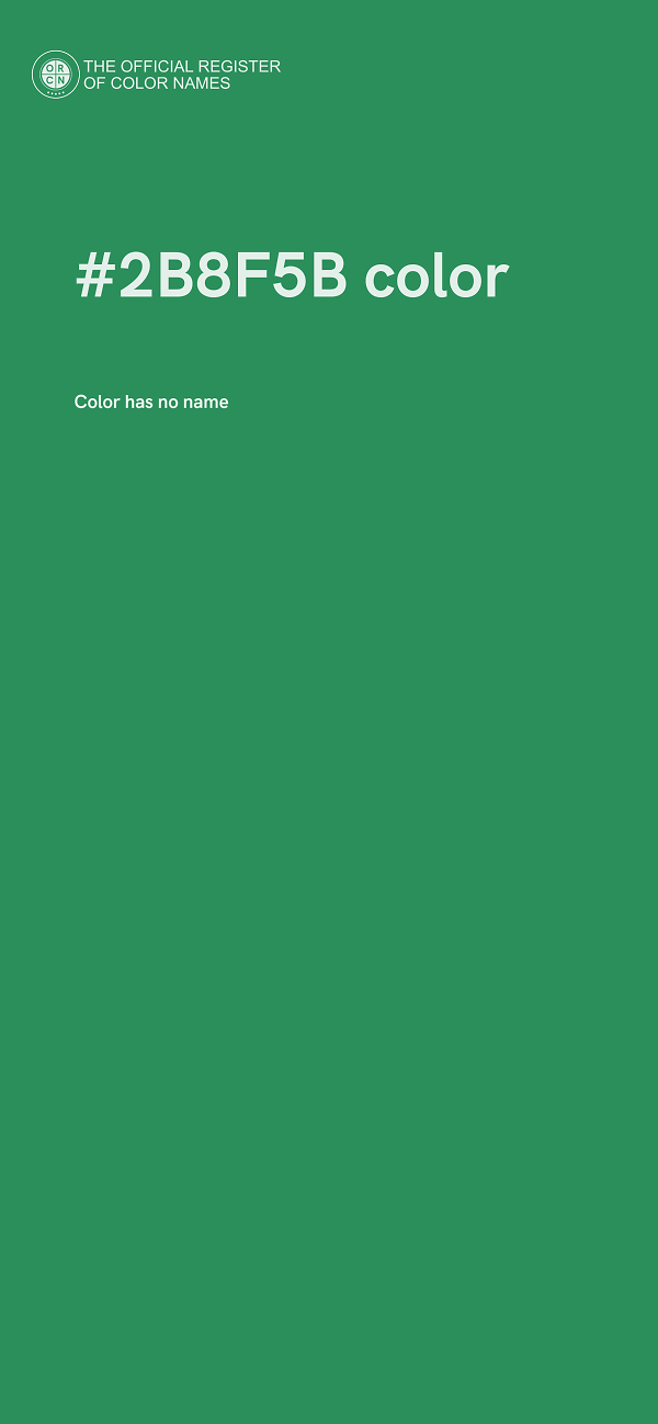 #2B8F5B color image