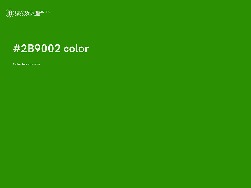 #2B9002 color image