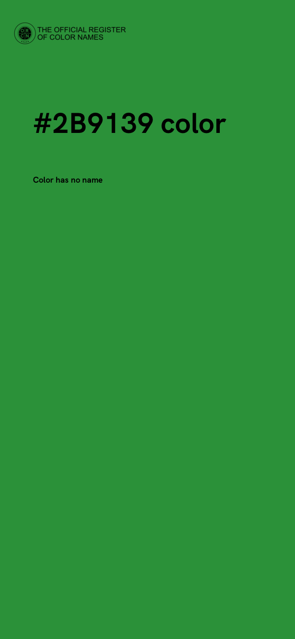 #2B9139 color image