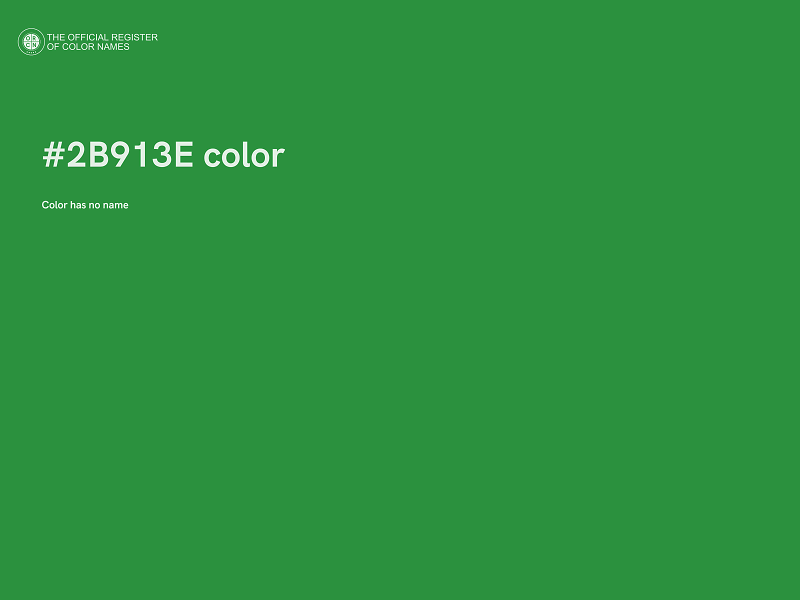 #2B913E color image