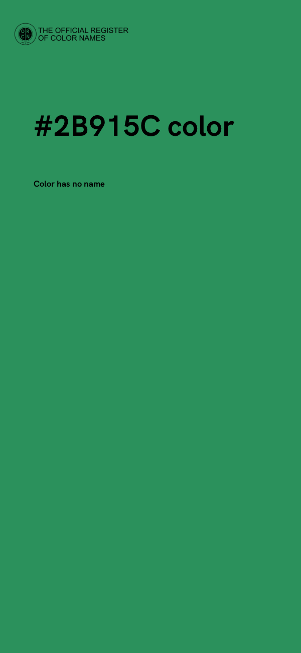 #2B915C color image