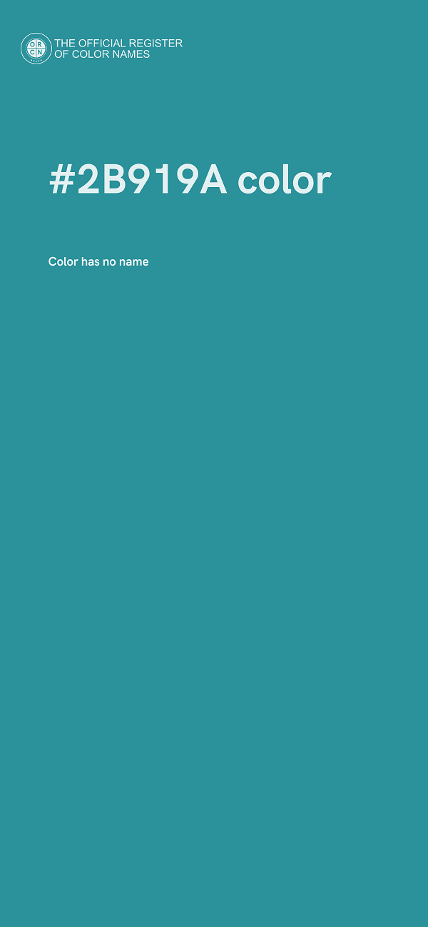 #2B919A color image