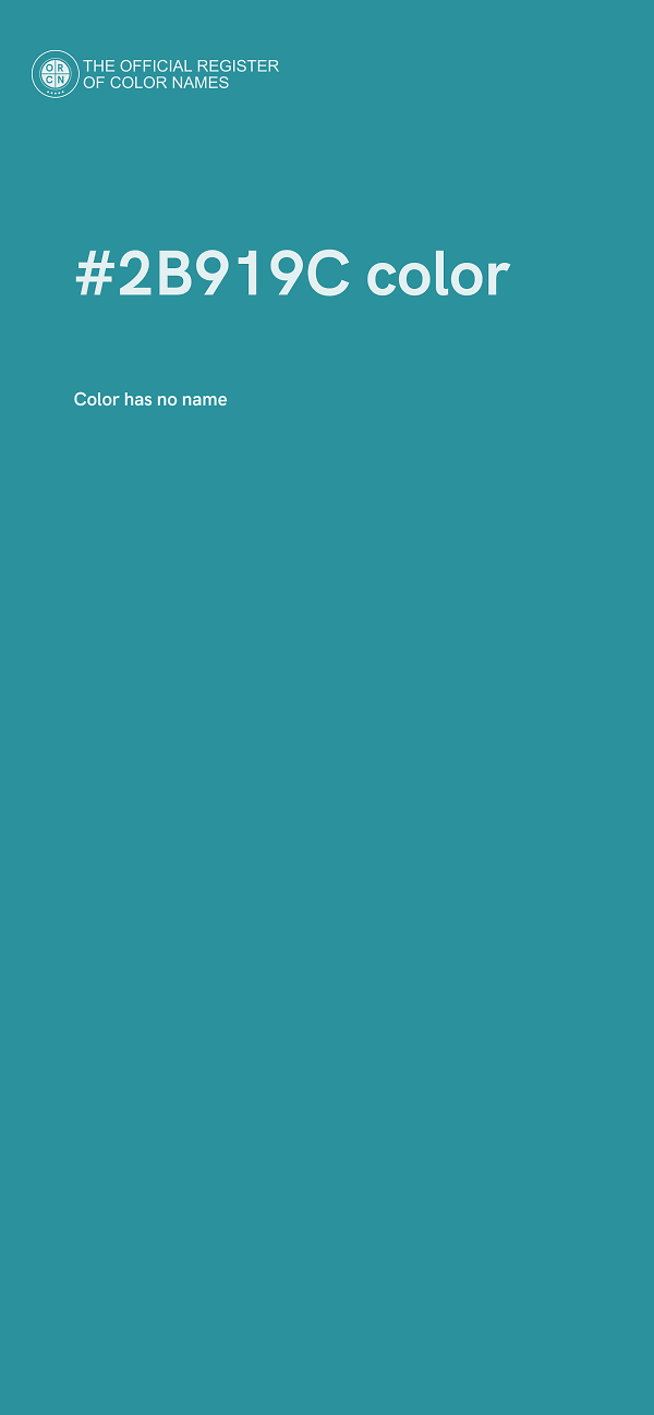 #2B919C color image