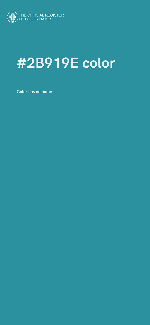 #2B919E color image