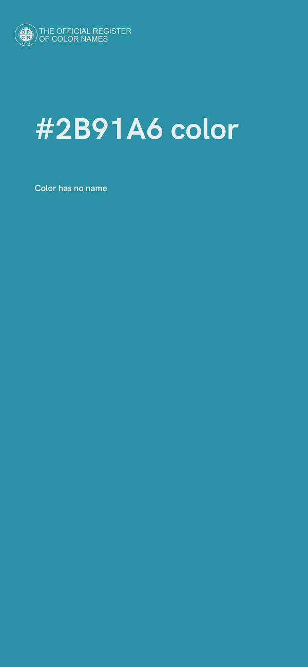 #2B91A6 color image