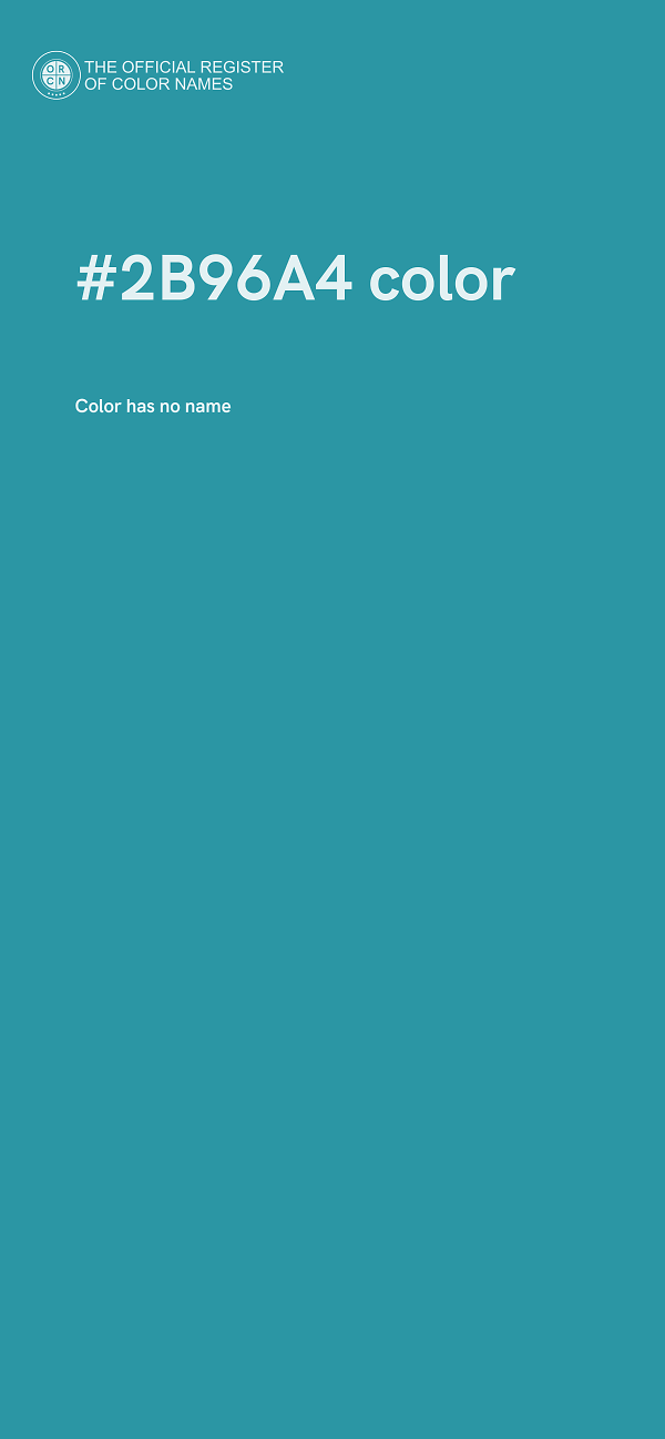 #2B96A4 color image