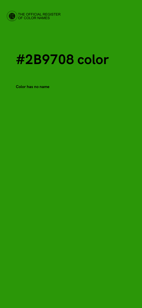 #2B9708 color image