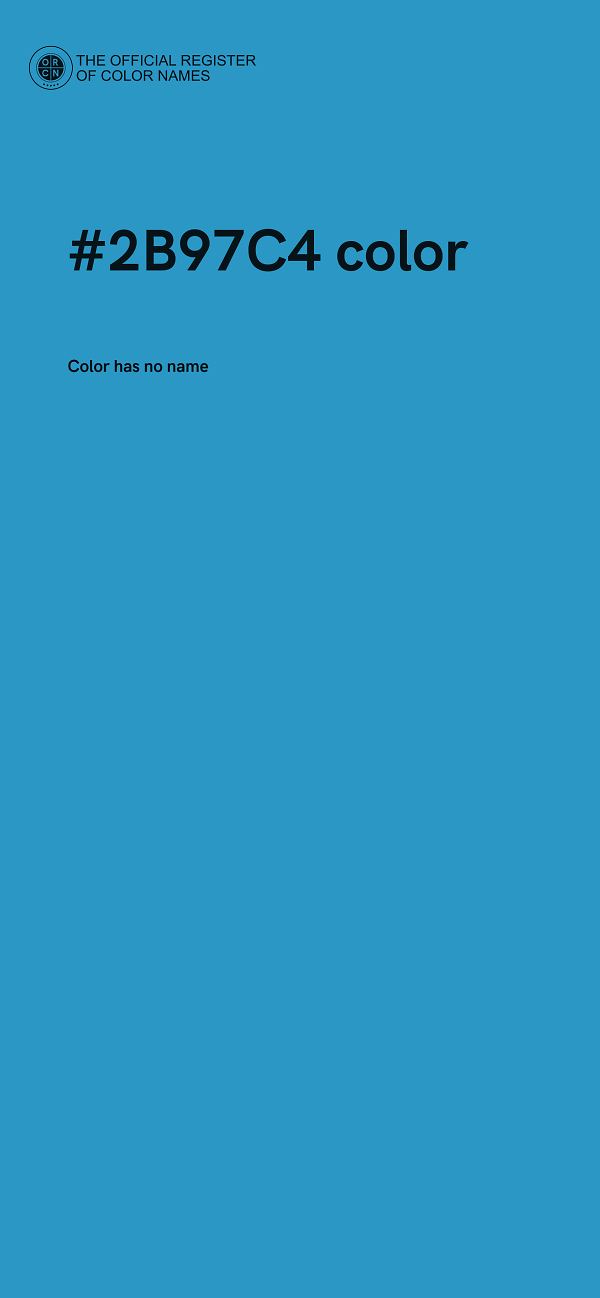 #2B97C4 color image