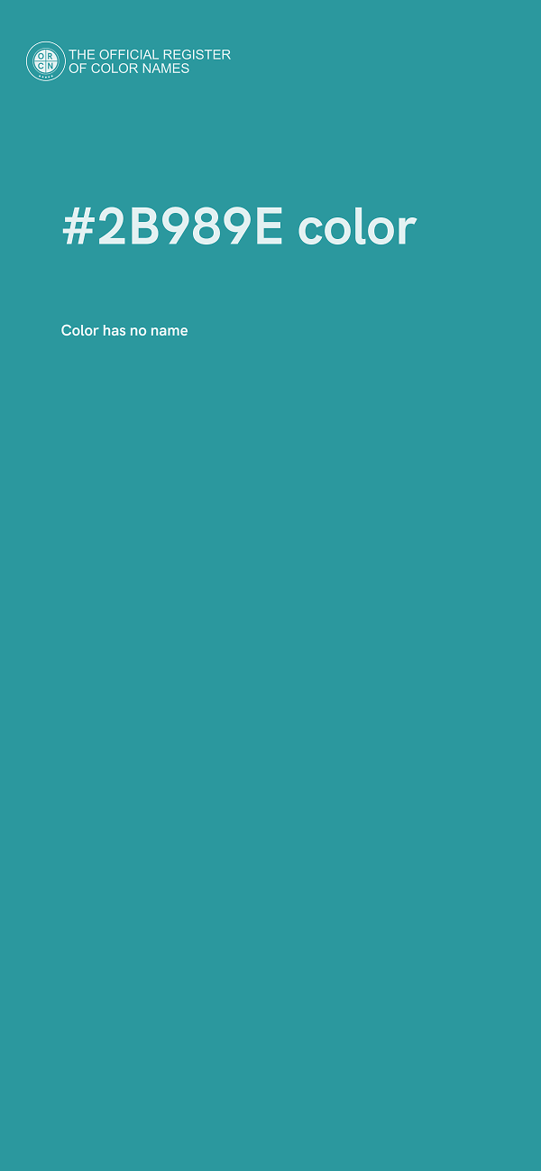 #2B989E color image