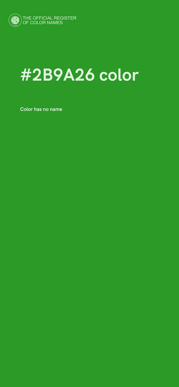 #2B9A26 color image