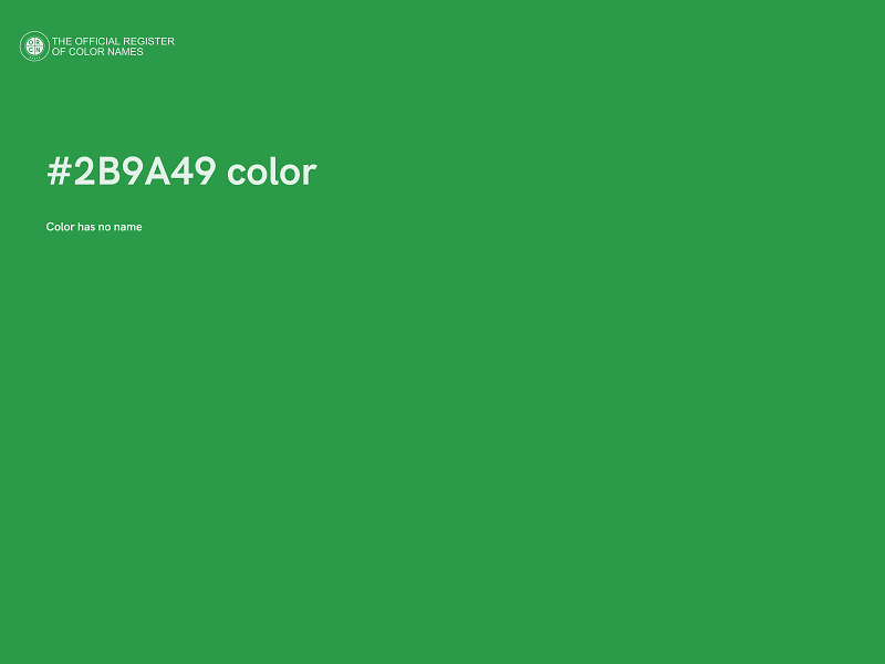 #2B9A49 color image
