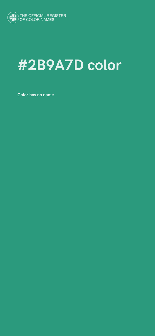 #2B9A7D color image