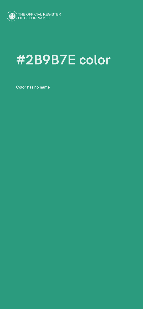 #2B9B7E color image