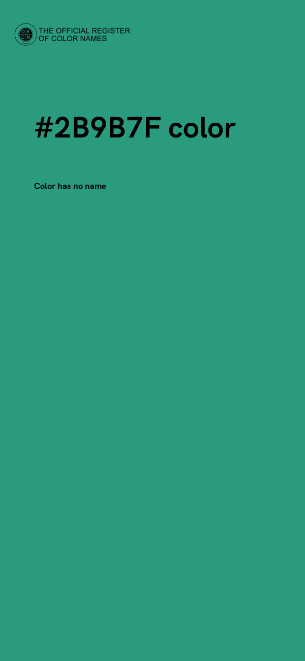 #2B9B7F color image