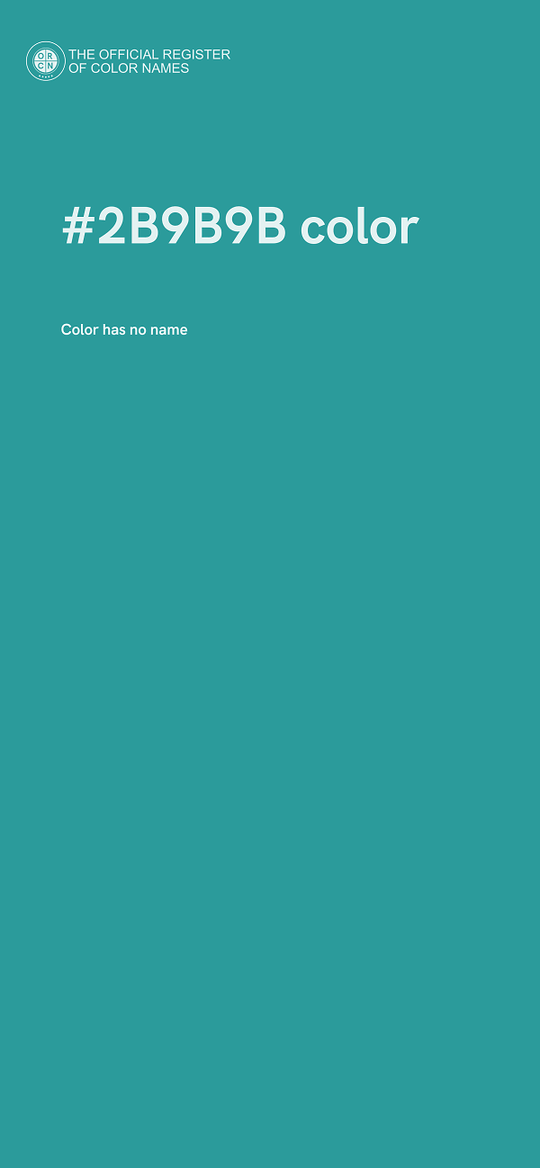 #2B9B9B color image