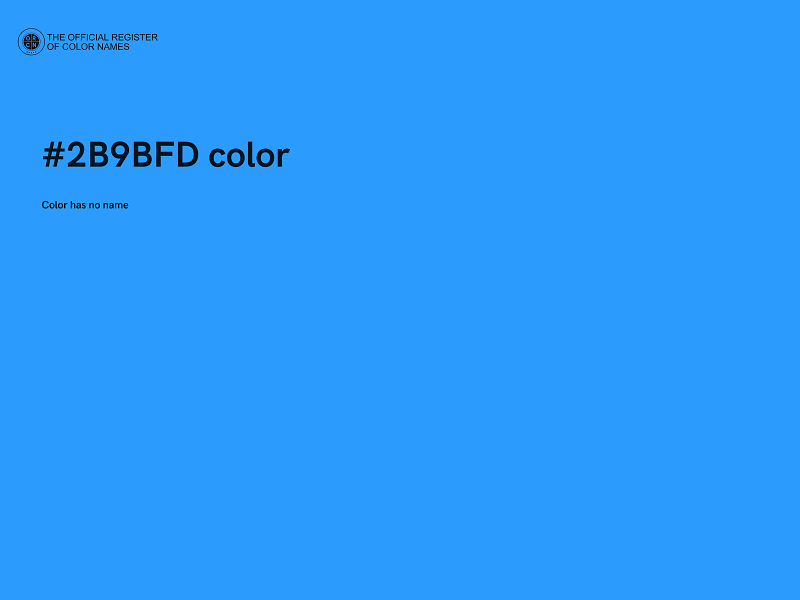 #2B9BFD color image