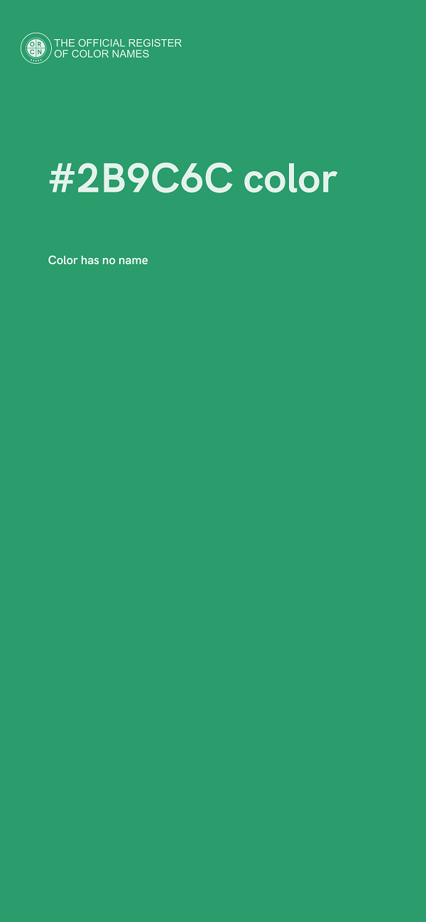 #2B9C6C color image