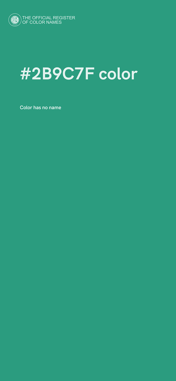 #2B9C7F color image