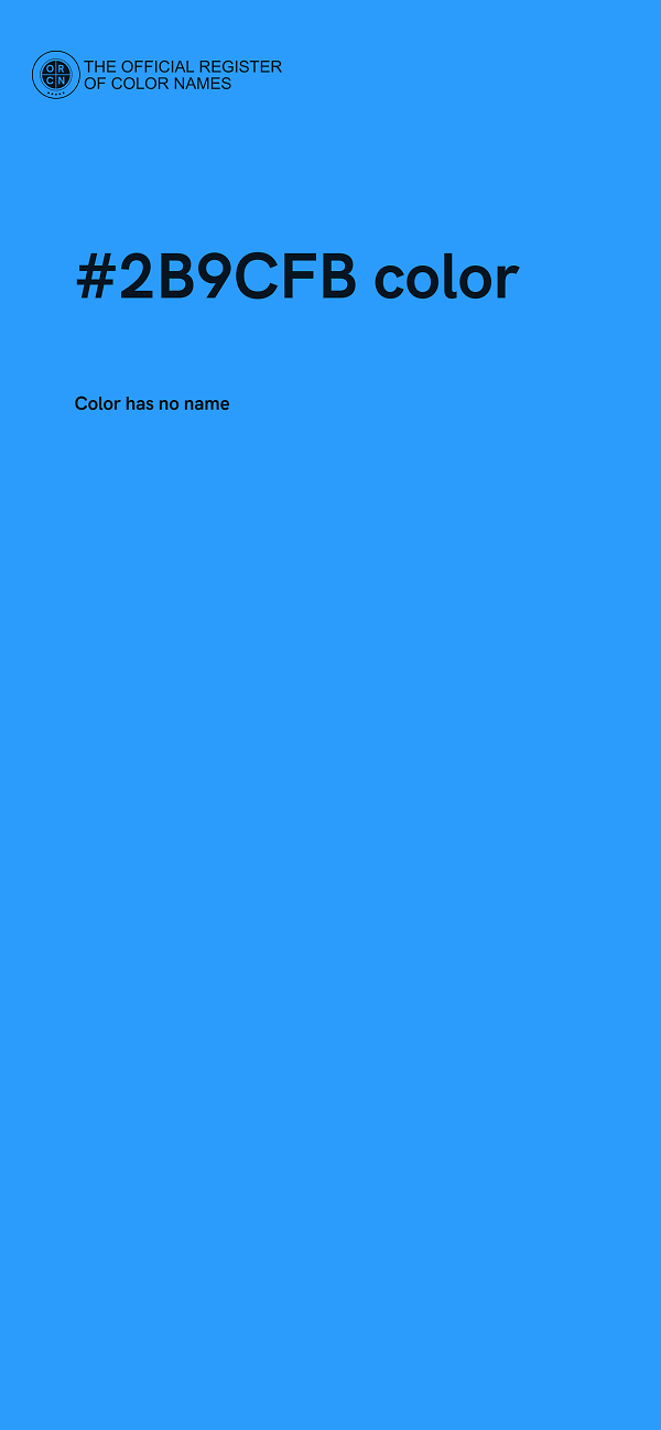 #2B9CFB color image