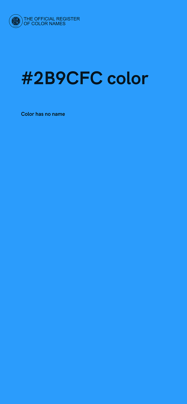 #2B9CFC color image