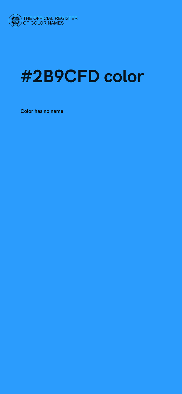 #2B9CFD color image