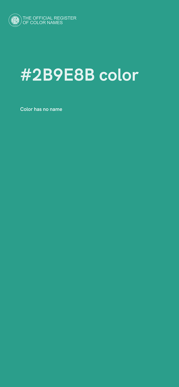 #2B9E8B color image
