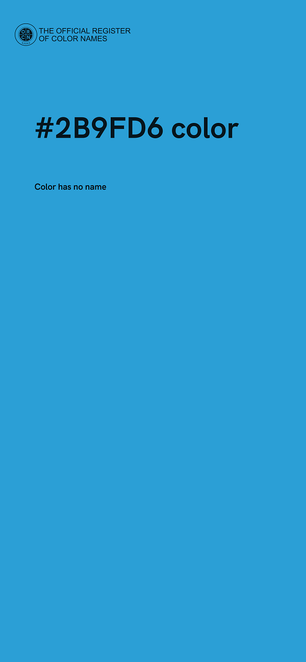 #2B9FD6 color image