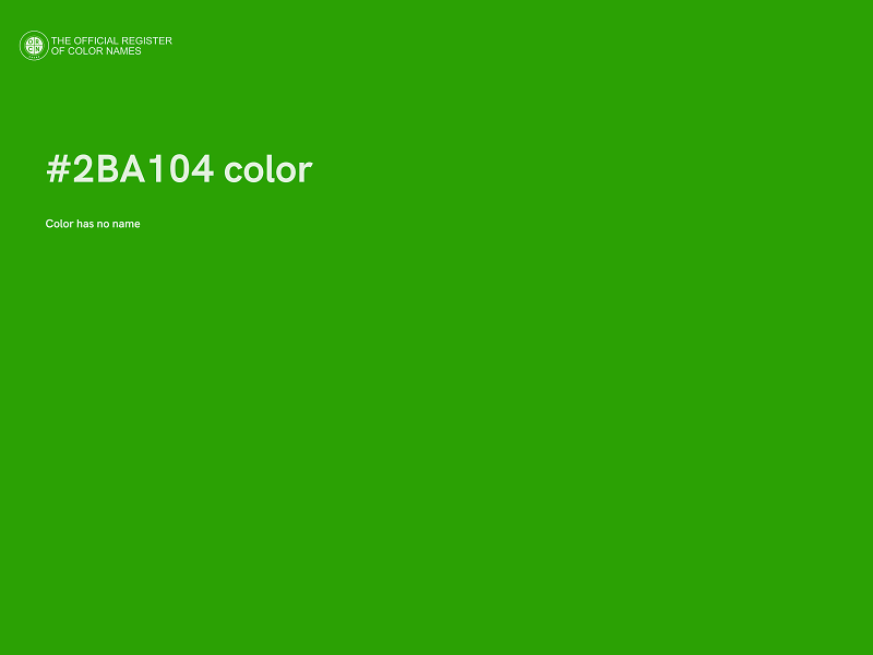 #2BA104 color image