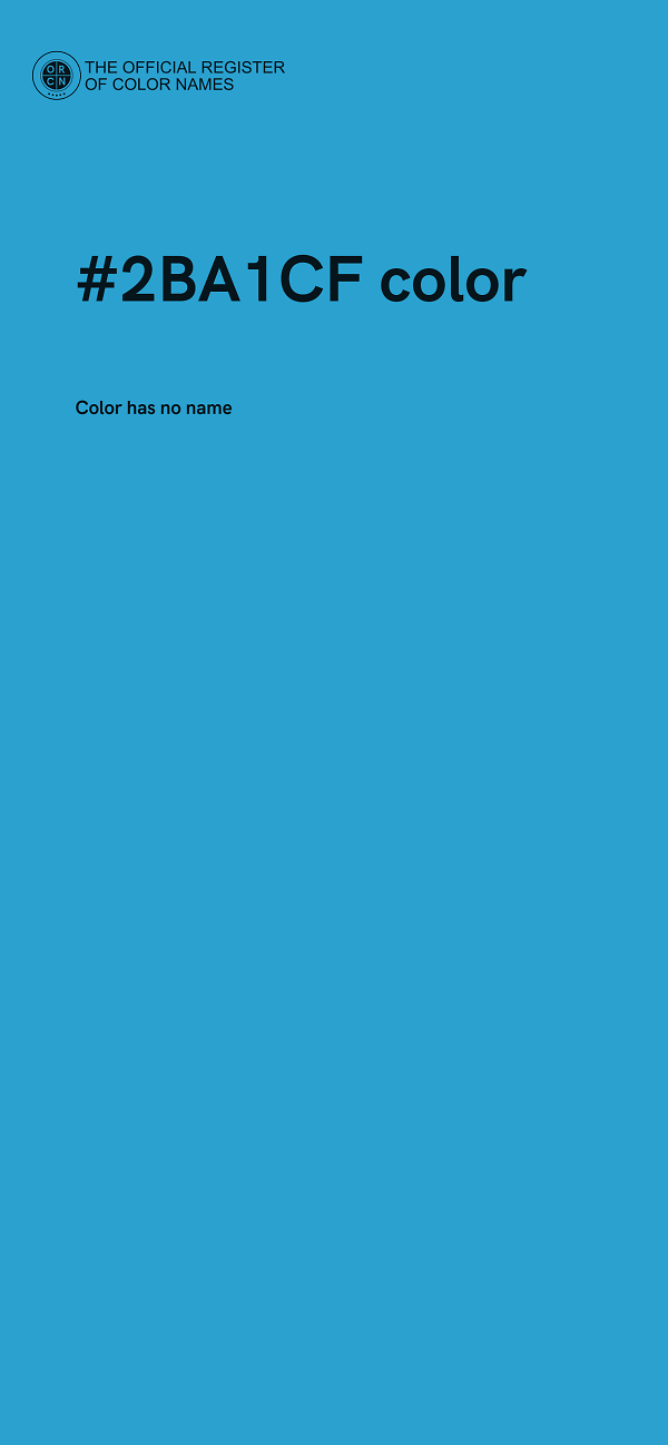 #2BA1CF color image