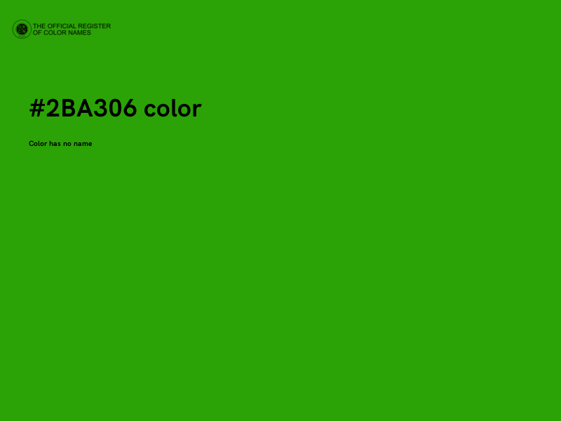 #2BA306 color image