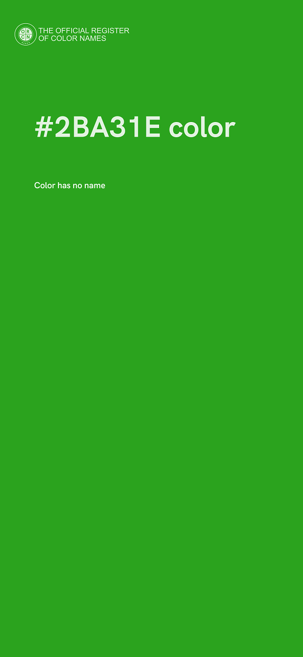 #2BA31E color image