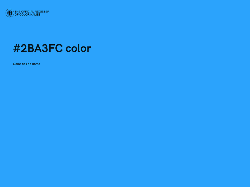 #2BA3FC color image
