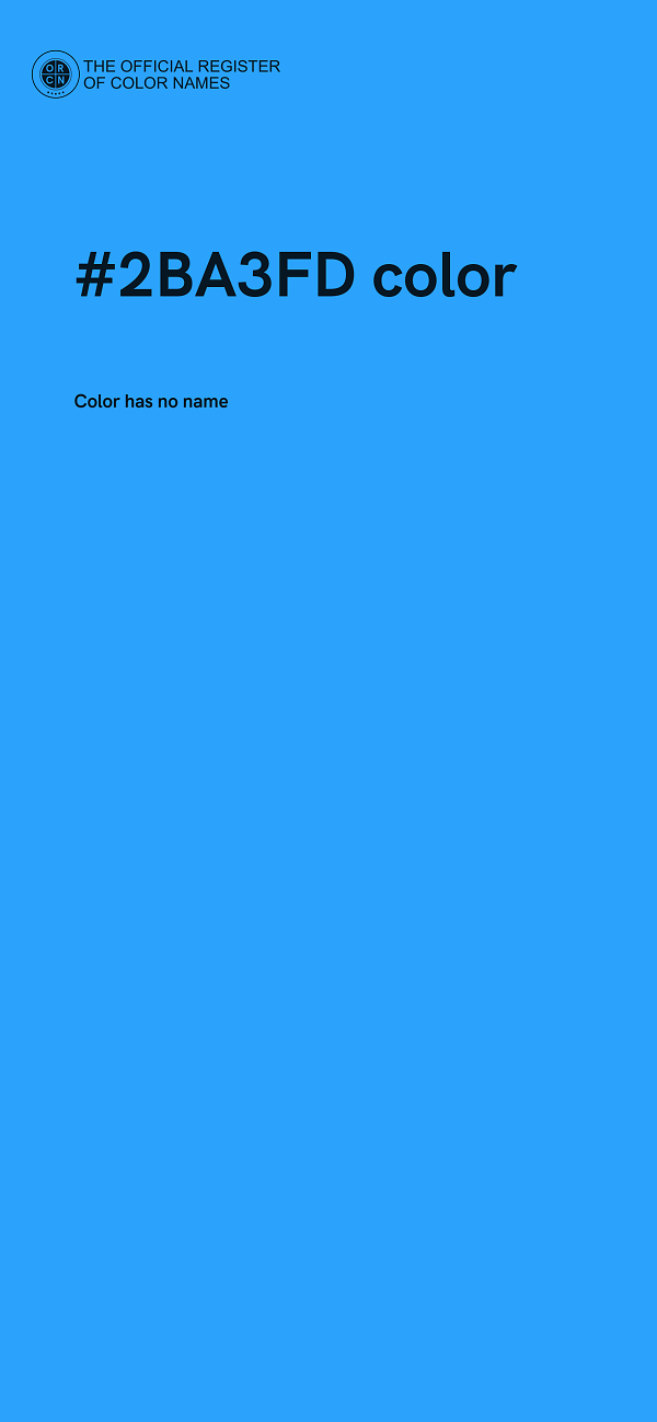 #2BA3FD color image