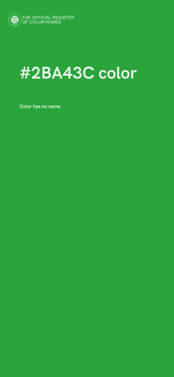 #2BA43C color image