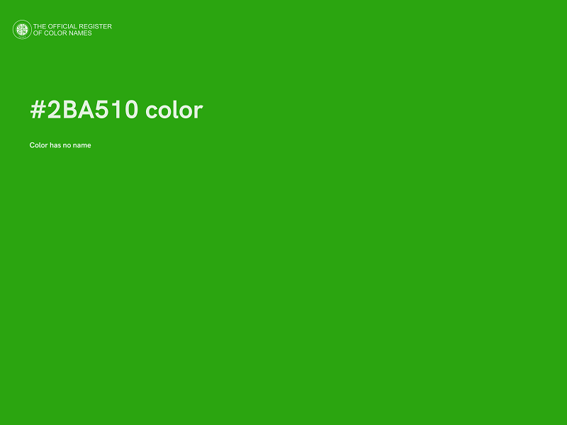 #2BA510 color image