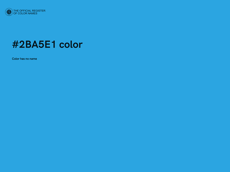 #2BA5E1 color image