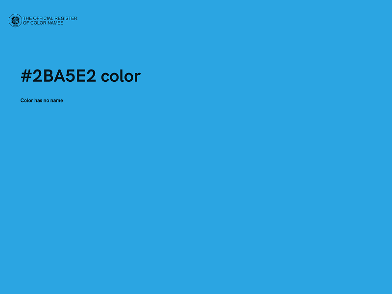 #2BA5E2 color image