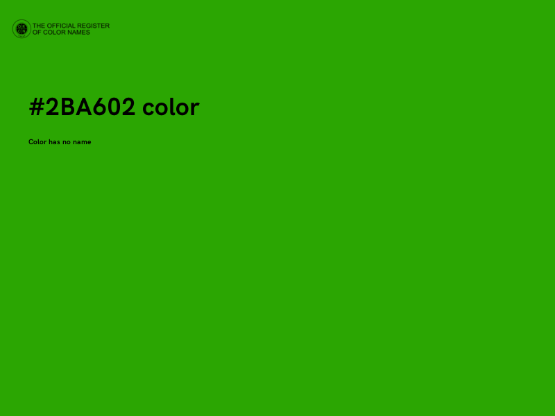 #2BA602 color image