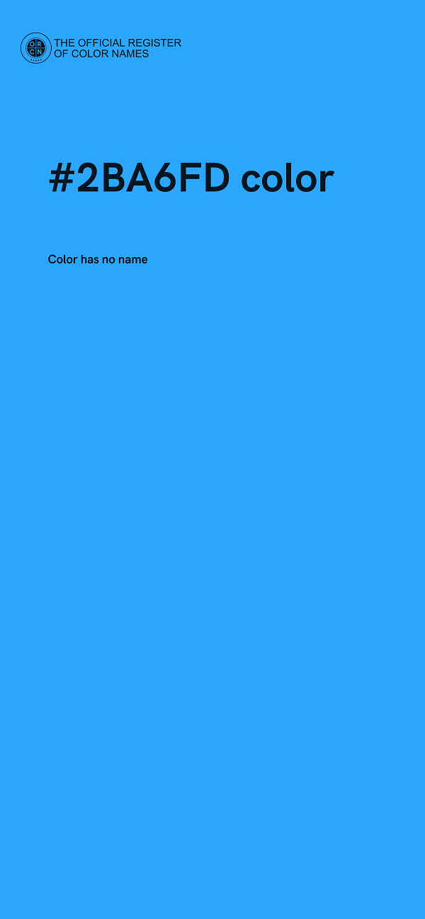 #2BA6FD color image