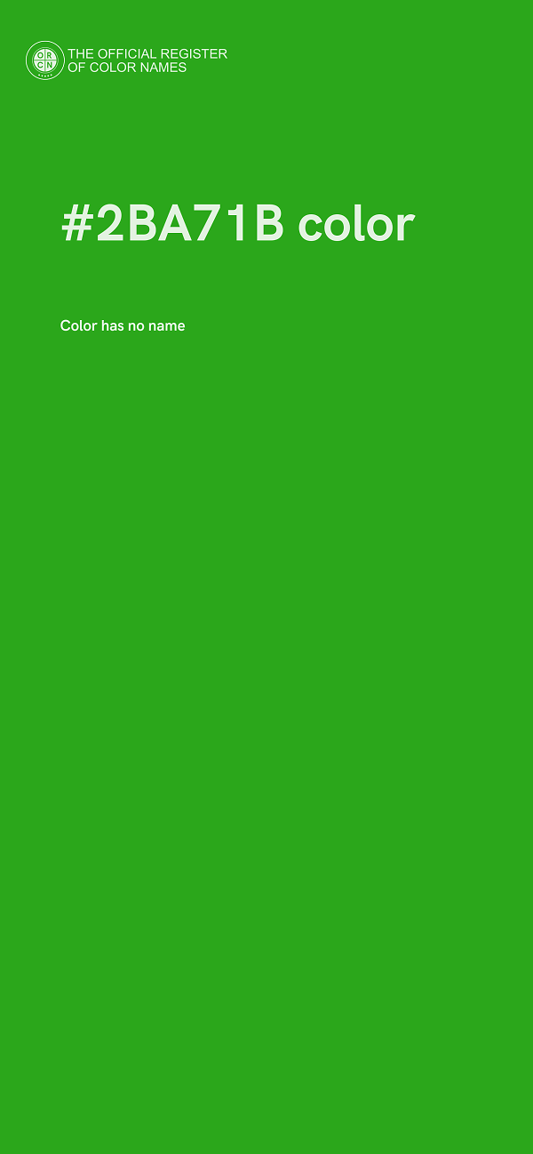 #2BA71B color image