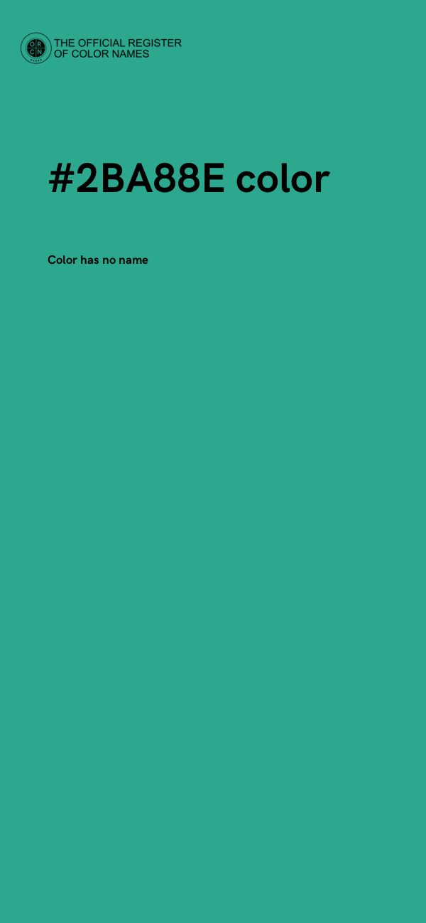 #2BA88E color image