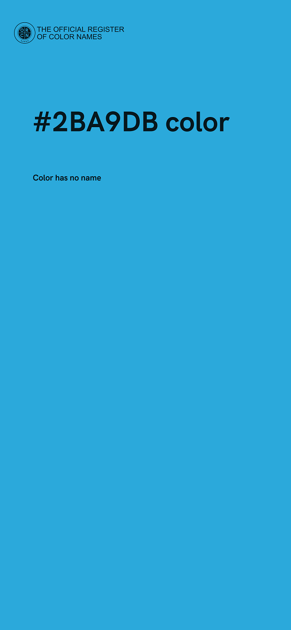 #2BA9DB color image