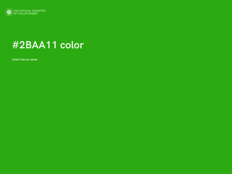 #2BAA11 color image