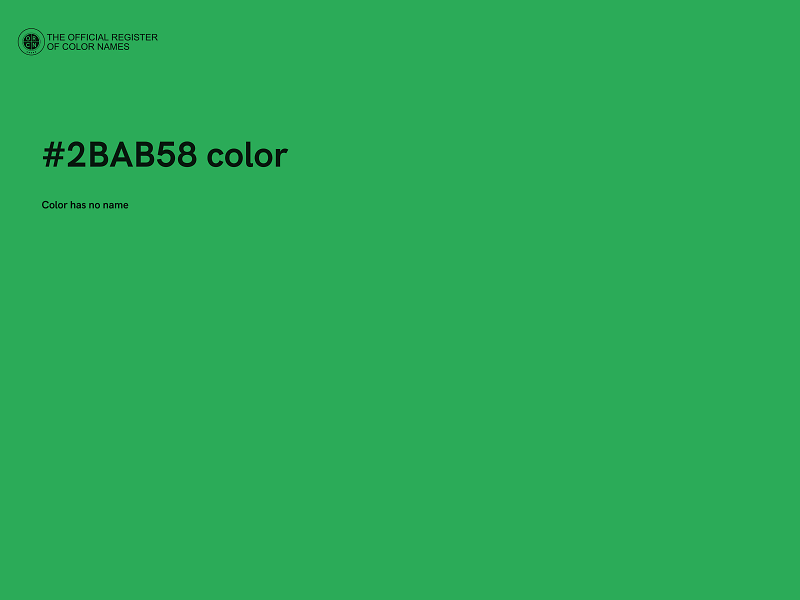 #2BAB58 color image