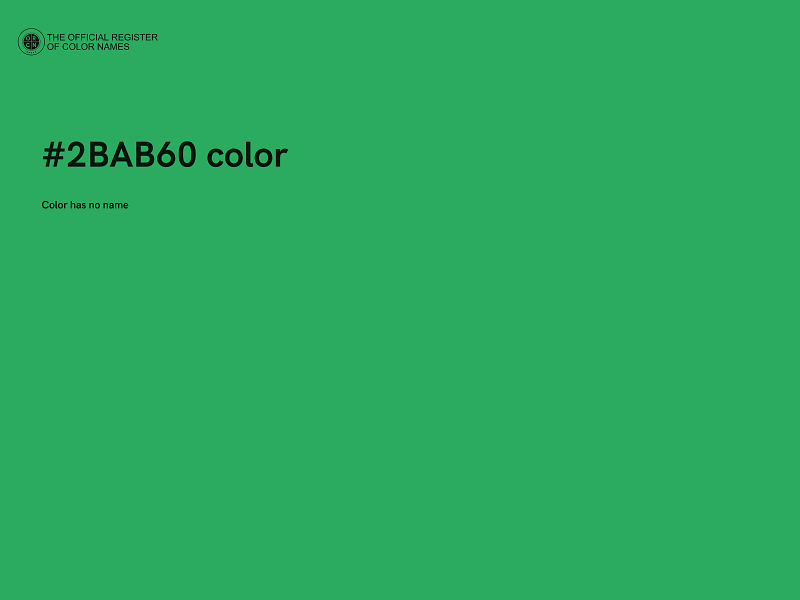 #2BAB60 color image