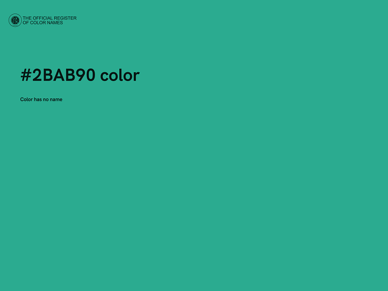 #2BAB90 color image