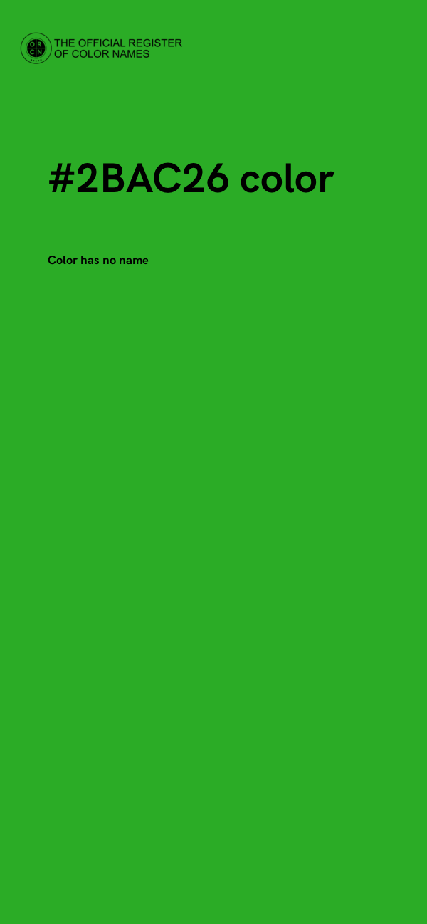 #2BAC26 color image