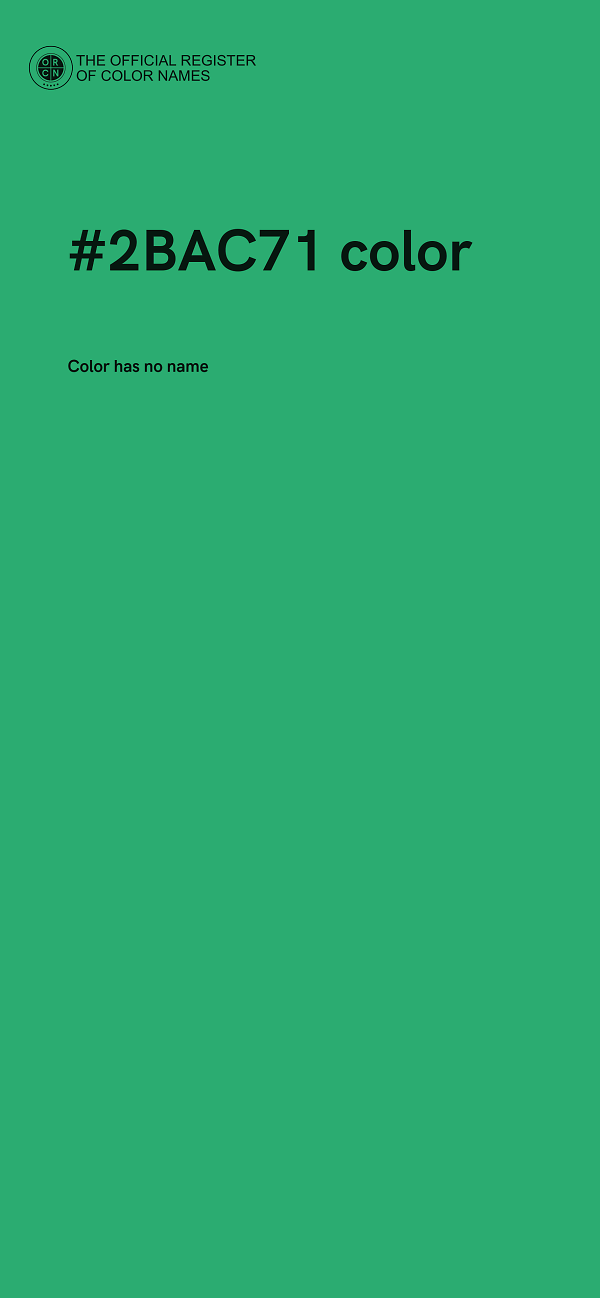 #2BAC71 color image